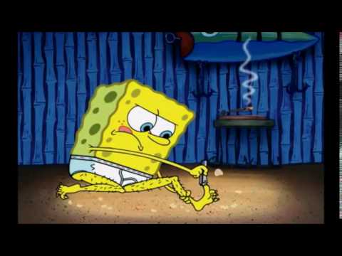 Spongebob Clipping Toenails