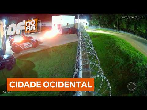 Polícia investiga ataque à base da guarda municipal de Cidade Ocidental (GO) | DF no Ar