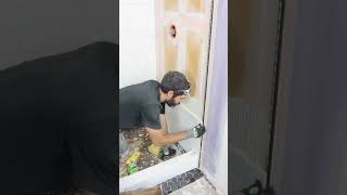 How to Cap Subway Tile Shower Walls - #shorts