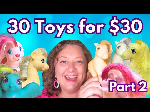 18. Part 2 - Amazing Vintage Toy Deal! - G1 My Little Pony, Keypers, Fairy Tails Birds, Pretty Pets