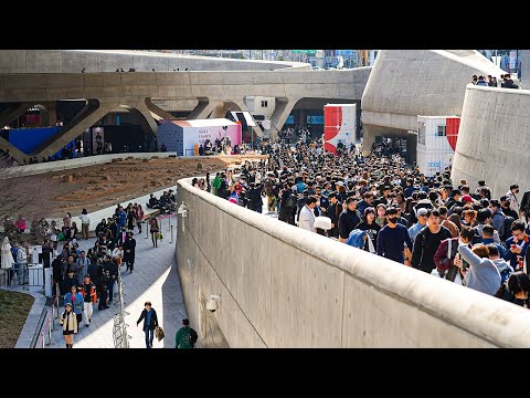 서울패션 위크 걷기