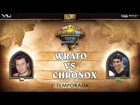 [PT-BR]Wrato x ChronoX - J3 - Disputa de 3º Lugar - Hearthstone Copa América
