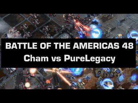 Starcraft 2 - Battle of the Americas 48 - Cham vs PureLegacy