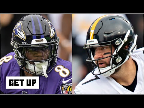起床》預告第八週烏鴉隊與鋼人隊的分區對抗。 (Get Up previews the Ravens vs. Steelers division rivalry in Week 8)