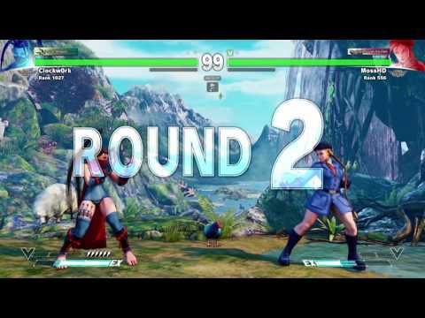 SFV: Broken Tier Clockw0rk(Ibuki) Vs MossHD(Cammy) 1080p 60FPS