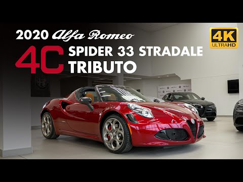 2020 Alfa Romeo 4C Spider 33 Stradale Tributo Rosso Villa d'Este - Scotti Alfa Romeo
