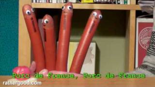 Watch it! It's the wurst Kraftwerk parody ever.