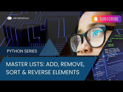 Python Lists Sort And Reverse