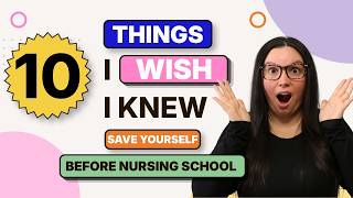 10 Things You MUST Do Before Nursing School Orientation