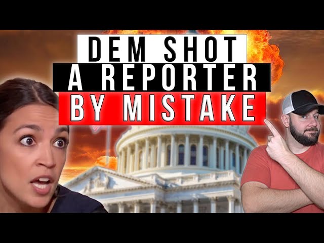 BREAKING: Dem Senate Candidate Shoots Reporter With AR-15 Ricochet from 7 Yards... ON STEEL