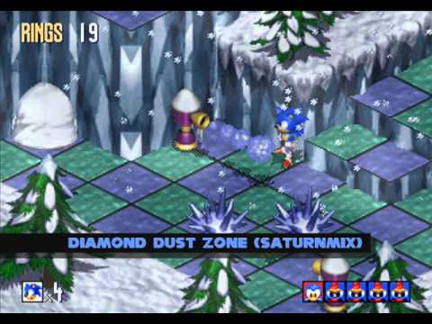 Sonic 3D Blast: Flickie's Island - "Diamond Dust Zone" (Full Mix - Both Versions)