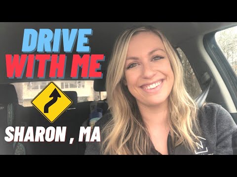 SHARON, MA - NEIGHBORHOOD TOUR 🏡🏘🚘 LIVING IN THE BOSTON SUBURBS!