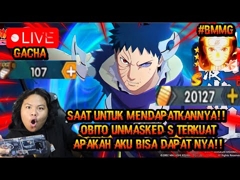 MENCOBA GACHA ALL IN 100 TIKET DAN 20K GOLD UNTUK MENDAPATKAN OBITO UNMASKED S TERKUAT apa aku bisa!