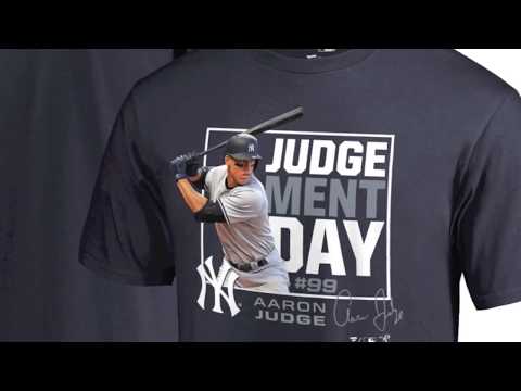 2017 Official Aaron Judge T-Shirts and Jerseys