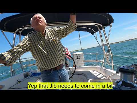 Solo sailing with Selden In Mast Furling   Sails out, Sails in