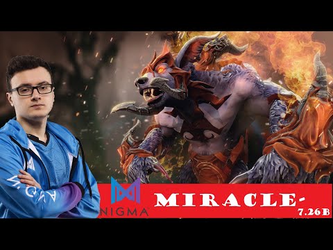 [DOTA 2] Nigma.Miracle- (smurf) the URSA with Gh [SAFELANE] [7.26B]