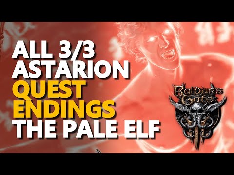 All Astarion Cazador Quest Endings Choices The Pale Elf Baldur's Gate 3