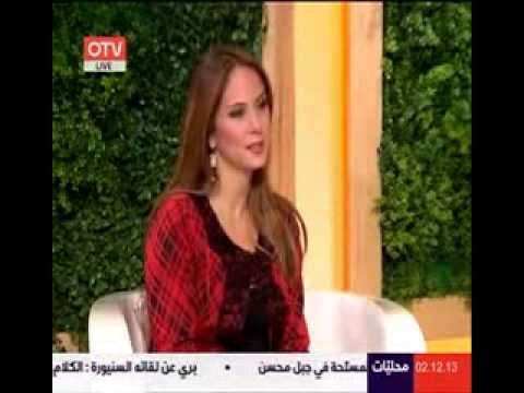 Sandra Klat Abdelnour, president of BASSMA, at Youm Jdid, OTV - Christmas 2013