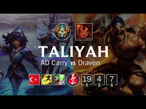 Taliyah Bot vs Draven - TR Challenger Patch 8.24
