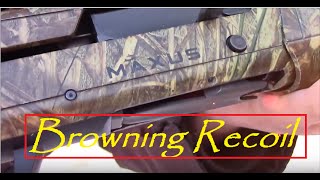 Browning maxus recoil