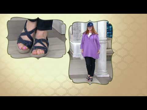 Earth Origins Nubuck Adj. Multi-strap Sandals - Henrietta on QVC