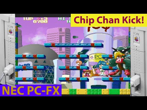 Chip Chan Kick! - The PC-FX Parasol Stars Clone! - NEC PC-FX Review