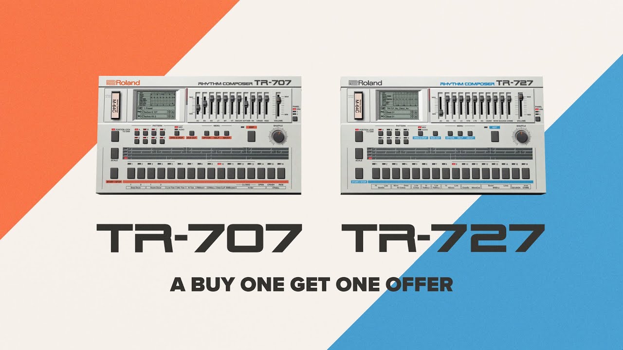 TR-707 and TR-727 | Buy one, get one free! - YouTube