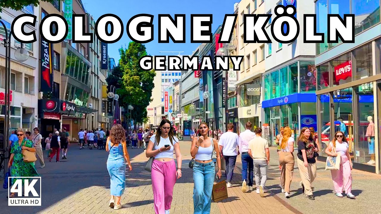 Immersive street-level walking tour through Cologne, Germany, showcasing authentic urban landscapes, local architecture, and the vibrant atmosphere of the city's neighborhoods