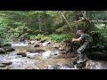 Ribolov u planinskom potoku /Fishing on a mountain stream