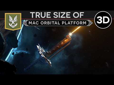 True Size of Halo's Cairo Station [2550] 3D DOCUMENTARY