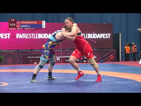 1/8 WW - 76 kg: M. ORYASHKOVA (BUL) v. C. AXENTE (ROU)