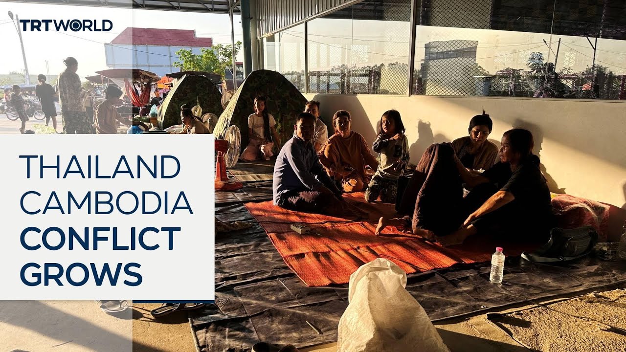Clashes force mass displacement along Thailand–Cambodia border