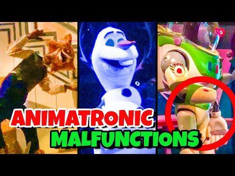 ディズニーの失敗＆アニマトロニクスの故障トップ10 Pt 9 (Top 10 Disney Fails & Animatronic Malfunctions Pt 9)
