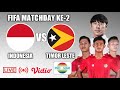 LIVE INDOSIAR TIMNAS INDONESIA VS TIMOR LESTE