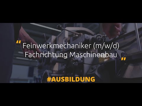 Feinwerkmechaniker Fachrichtung Maschinenbau: Ausbildung bei stela kurz erklärt