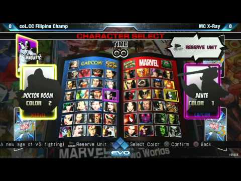 EVO 2012 - UMVC3 Pools - coL.CC Filipino Champ vs MC X-Ray