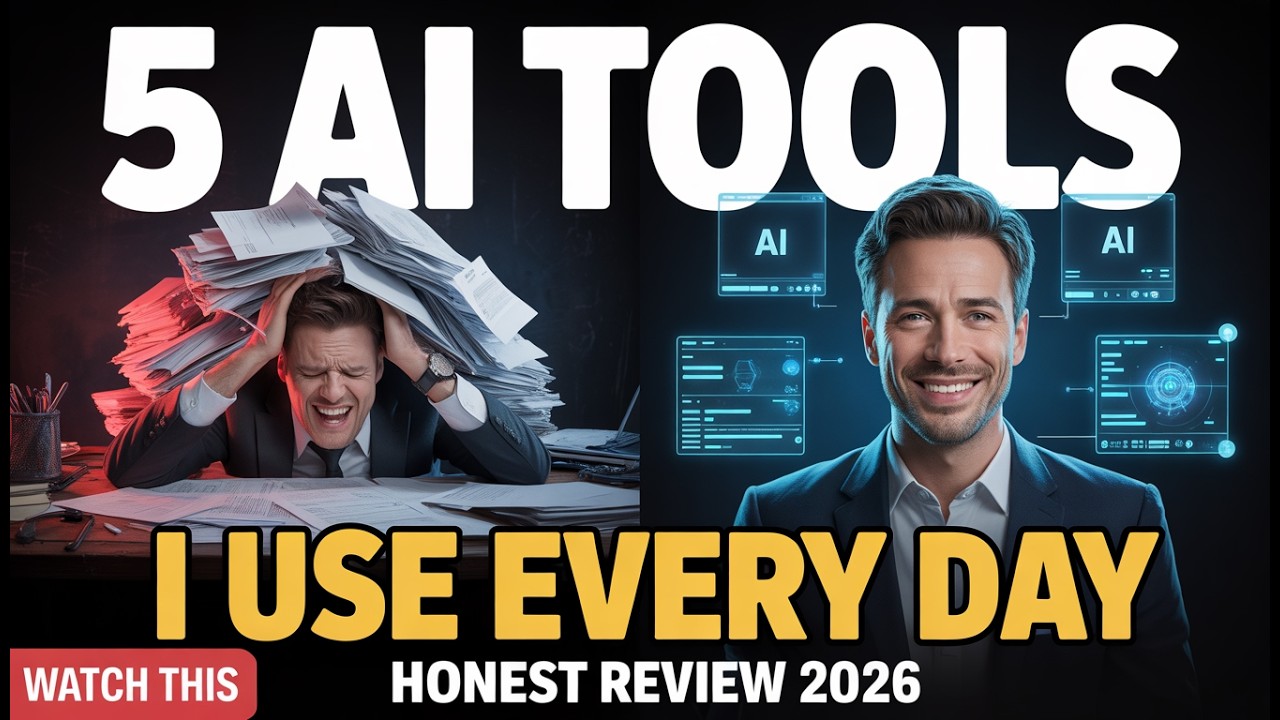 5 AI Tools That Run My Business #aiforbusiness #ai #aivideo