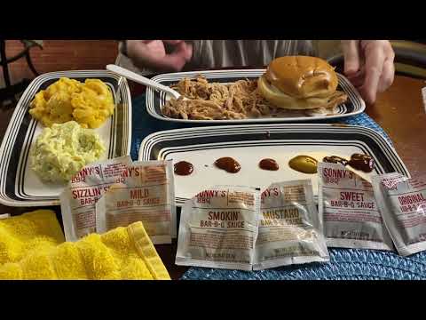 Sonny’s BBQ! Sonny's Barbeque, Sampling ALL of Their Sauces. Which 1 is THE Best? Let's Taste Test!