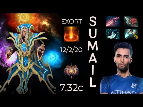 SumaiL - Exort Invoker | Dota 2 - 7.32c | All Heroes Gameplay