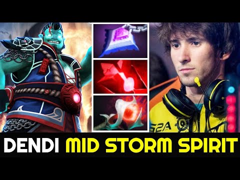 DENDI 0 Death Unkillable Storm Spirit - Totally Destroy 7.26 Dota 2