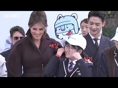 SHINee Minho and Mrs Melanie Trump at Pyeongchang Olympic [JUST LOOK AT ALL THE KIDS 😅]