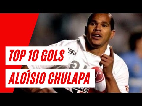 Top 10: Gols de Aloísio Chulapa - Os MELHORES GOLS da carreira de ALOÍSIO CHULAPA