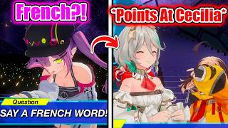 Gigi Immediately Points At Cecilia When Towa Has To Say A French Word