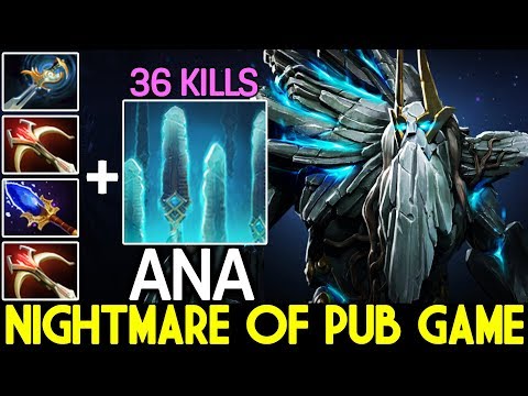 ANA [Tiny] Nightmare of Pub Game 36 Kills Raid Boss 7.22 Dota 2