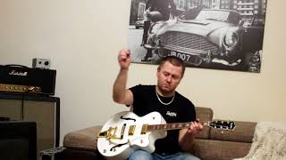 Video thumbnail for Harley Benton BigTone White Vintage Series by Damian Gitaromania