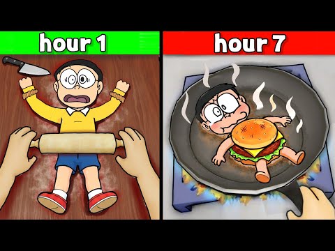 COOKING Nobita Into Burger! 😱