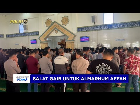 POLDA KEPRI GELAR SALAT GAIB UNTUK ALMARHUM AFFAN KURIAWAN