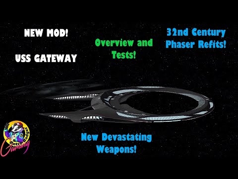 NEW SHIP! 32nd Century Gateway TESTS | NEW WEAPONS | Star Trek Ship battles | Bridge Commander