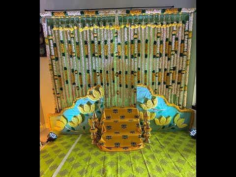 Arch decor | Indian decor | Yellow and white decor | Traditional decor| Sowji's Kitchen