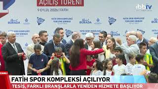 FATİH SPOR KOMPLEKSİ’Nİ BAŞTAN SONA YENİLEDİK.